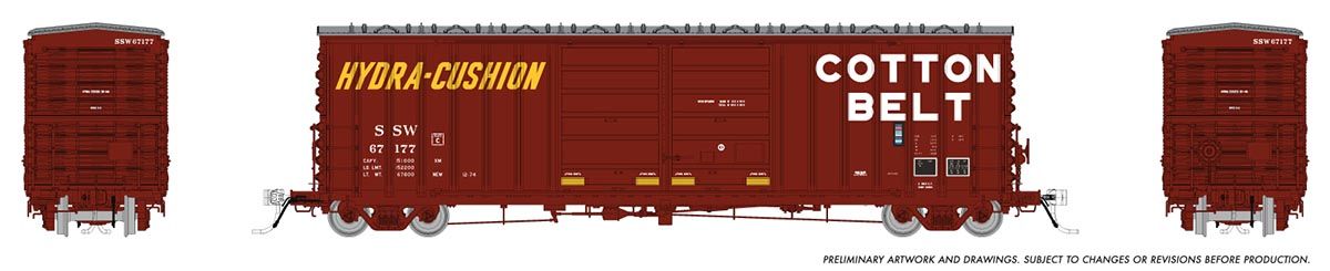 Pacific Car & Foundry B-70-69/71/75 Boxcar SSW-170002A : HO