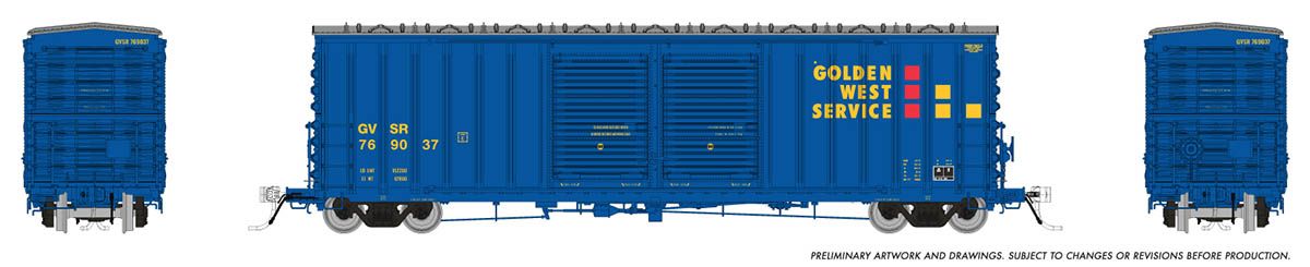 Pacific Car & Foundry B-70-69/71/75 Boxcar GVSR-170006A : HO