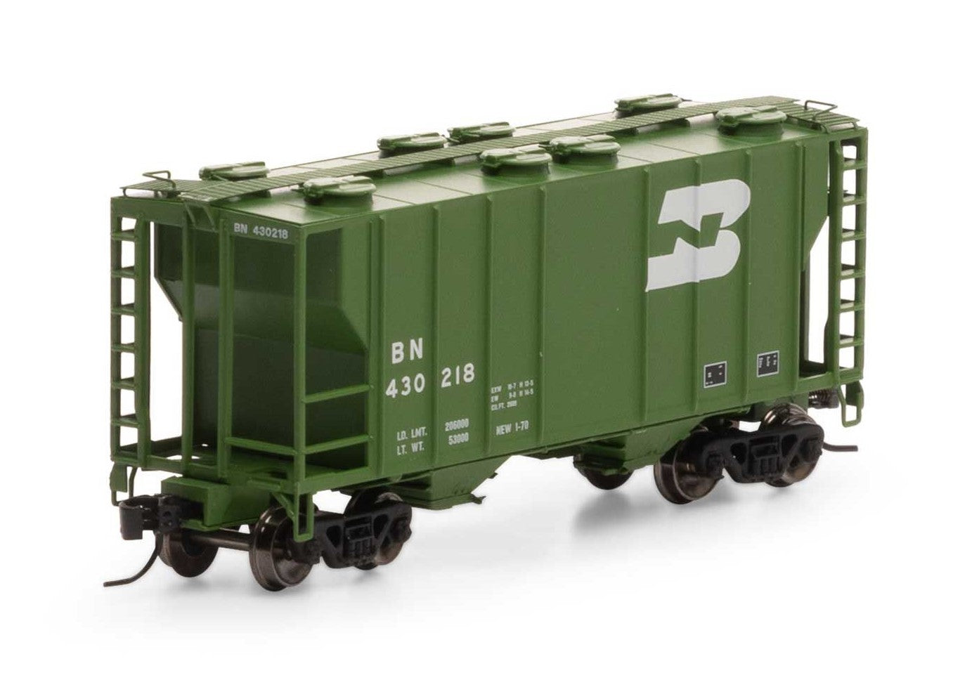 PS-2 2600 2-Bay Covered Hopper, BN-17240 : N