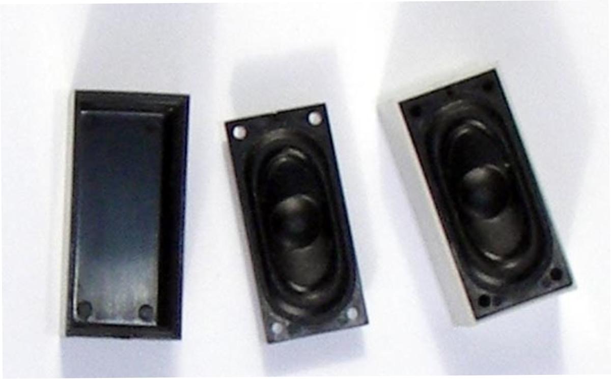 16 X 35mm Oval Speaker W/baffle-DS16358