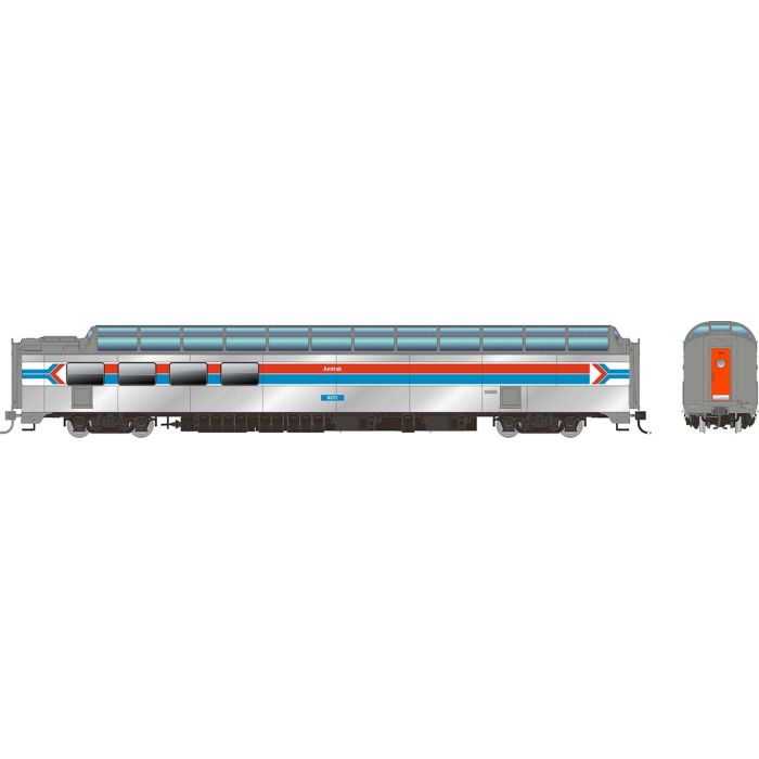 SP Dome-Lounge w/Flat Sides: Amtrak - Phase 1: #9371 - 175011 : HO