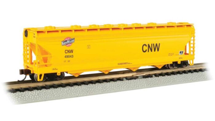 ACF 56' 4-Bay Center-Flow Hopper - Ready to Run - Silver Series(R) -- Chicago & North Western #49043 - 8492 : N