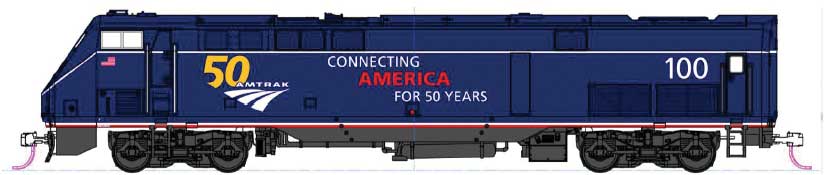 P42 Genesis Amtrak AMTK 161 - 1766035 N Scale