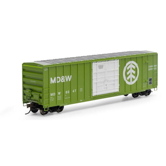 50' FMC 5327 Plug Door Boxcar Minnesota Dakota & Western MDW 8047 - 18679 : HO