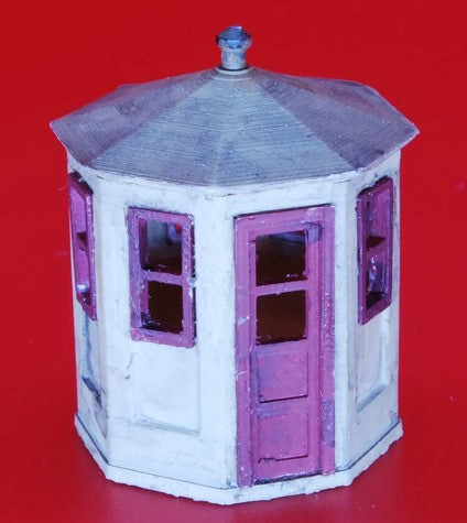 Octagon Shanty 1.125" x 1.125" x 1.125" Undecorated Kit-190103 : HO