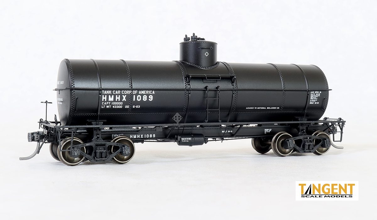10000 Gal. Tank Car, General American HMHX Black Lease 1038 - 1906901 : HO