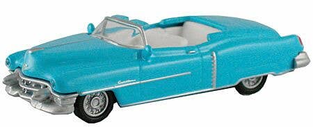 1953 Cadillac Eldorado Convertible, Top Down (baby Blue White Interior) - 452617601 : HO