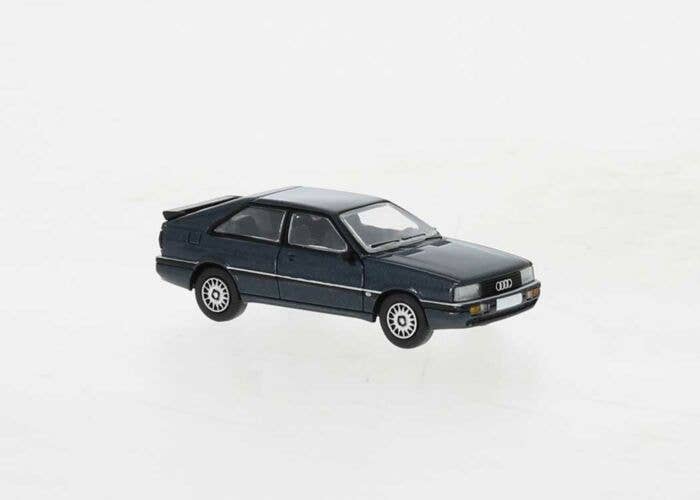 1985 Audi Coupe - Assembled -- Metallic Blue - PCX870270 : HO