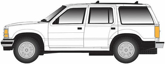 1993 Ford Explorer Southern Pacific /rotary Beacon (non-operating) White - 30000078 : HO
