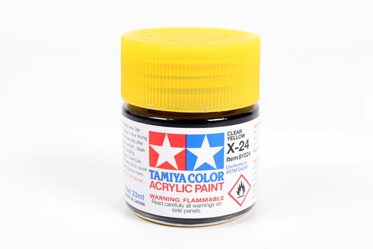 Acrylic X-24 Clear Yellow 23Ml Bottle - 81024