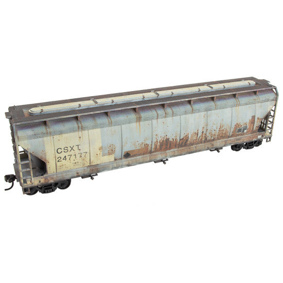 3-Bay Covered Hopper Weathered Kit, CSXT #247177 - 2000001 : HO