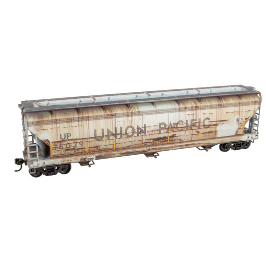 ACF 47' 3-Bay Center-Flow Covered Hopper - Ready to Run - Grit N Grime -- Union Pacific #76029 - 2000003 : HO