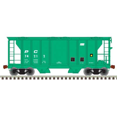 PS-2 2-Bay Covered Hopper - Penn Central-20006553 : HO – EngineHouse ...