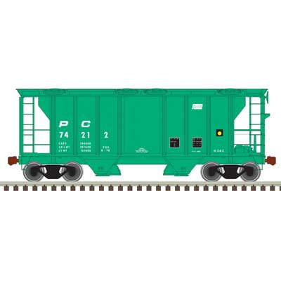 PS-2 2-Bay Covered Hopper - Penn Central-20006553 : HO