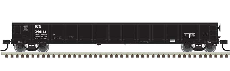 52' Evans Gondola Illinois Central Gulf ICG 246127 - 20006860 : HO