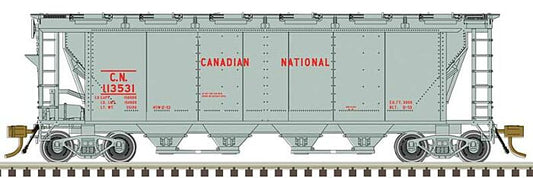 4-Bay Slab-Side Covered Hopper Canadian National-20007153 : HO