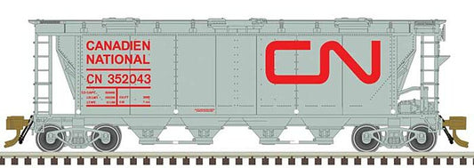 4-Bay Slab-Side Covered Hopper Canadian National-20007158 : HO