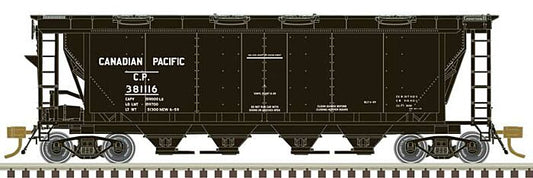 4-Bay Slab-Side Covered Hopper Canadian Pacific 381128-20007166 : HO