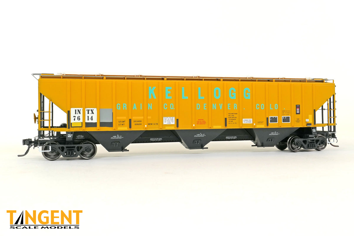 Interstate Commodities Inc (INTX) “Kellogg Grain” 2015+ PS4750 Covered Hopper #7614 - 2008301 : HO