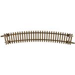 Code 55 Track w/Nickel-Silver Rail & Brown Ties -- 10" Radius Full Curve pkg(6) - 2010 : N