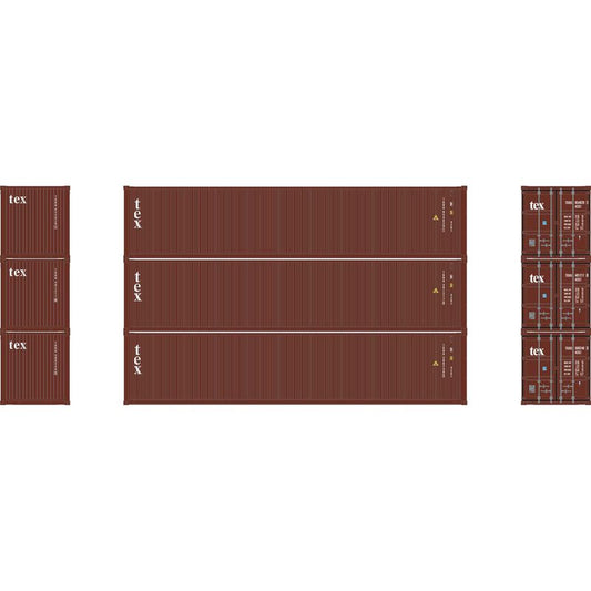 40' Container Low Cube TGHU 3-pack #1  - 20100 : N