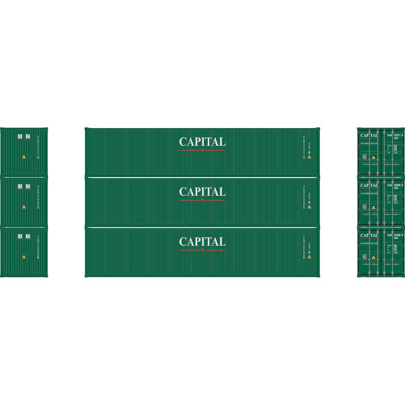 40' Container Low Cube CLHU 3-pack #1 - 20102 : N – EngineHouse ...