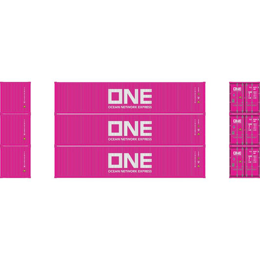 40' Container Low Cube TLLU 3-pack #1 - 20104 : N