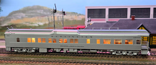 CB&Q Business Car #94, Silver "General Hulan" Version 1c : HO