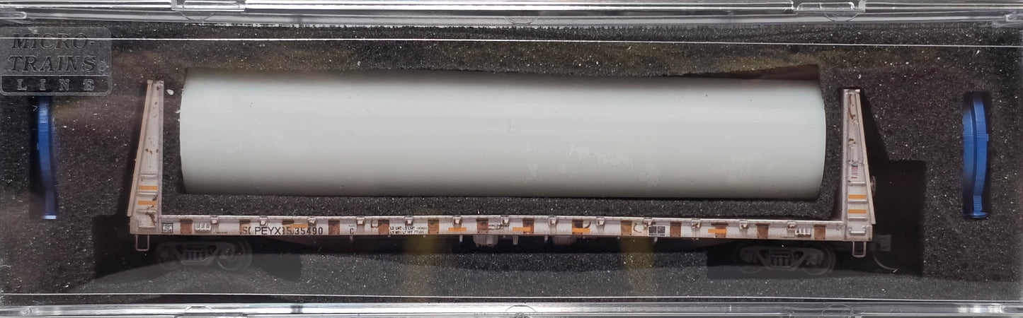 61' Bulkhead Flatcar, Wind Turbine Car #5 - PEYX #35490 - 05444474 : N
