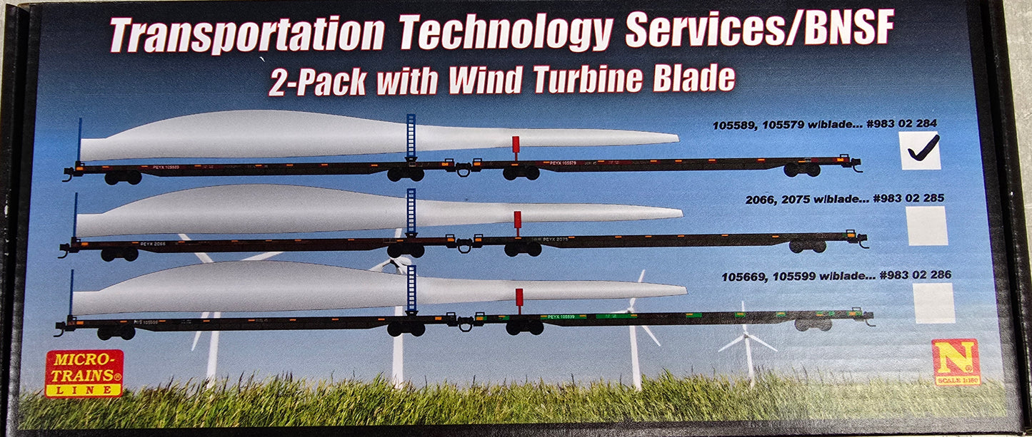 Wind turbine Consist #1, 2/pk with Blade - 98302284 : N
