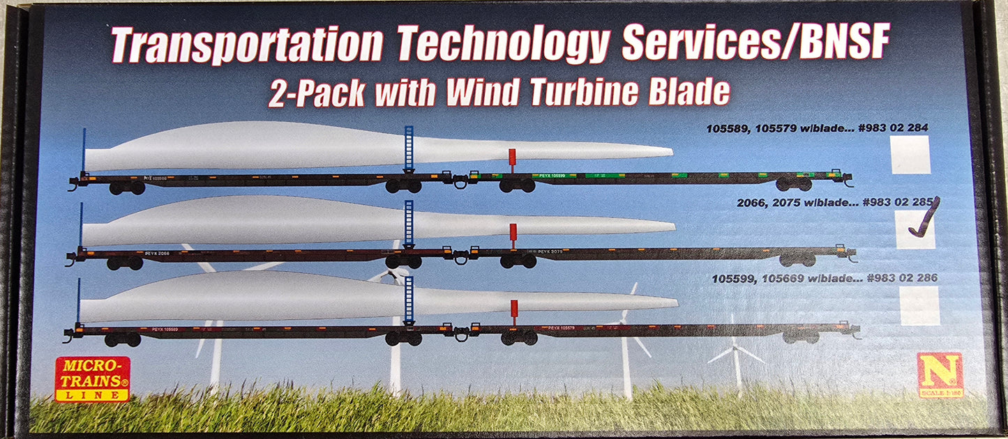 Wind turbine Consist #2, 2/pk with Blade - 98302285 : N