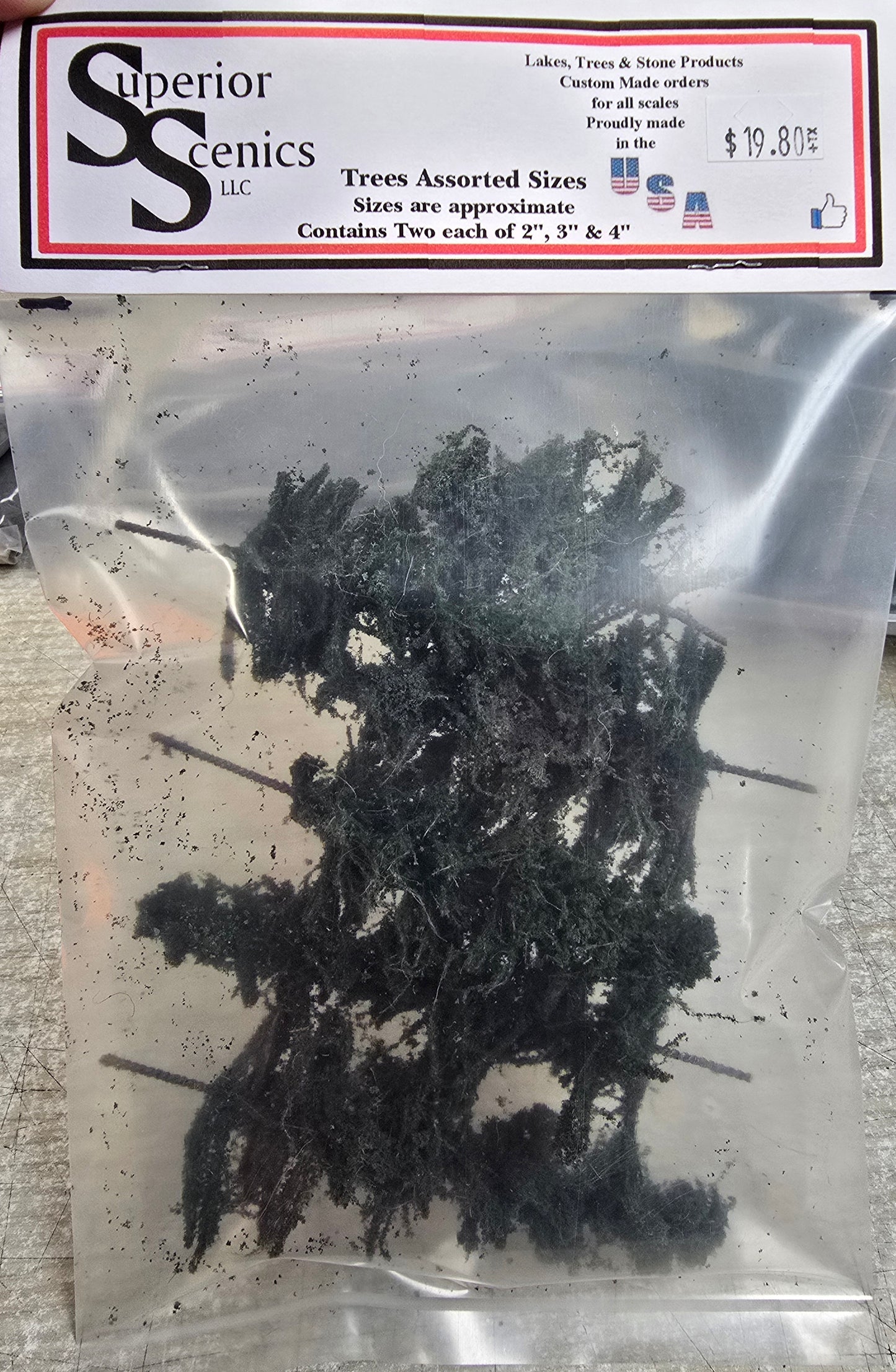 Tree Assortment 6-Pack - TREEA234 : All Scales