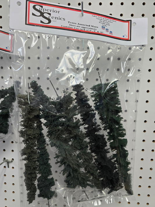 Tree Assortment 6-Pack - TREEA8910 : All Scales