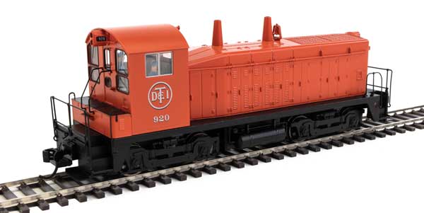 EMD SW7 Detroit, Toledo & Ironton DT&I 920 (Phase II; orange, black) DCC & ESU Sound - 20668 : HO