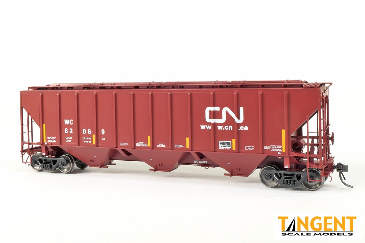 PS4427 High Side 3-Bay Covered Hopper - Canadian National-2103101 : HO