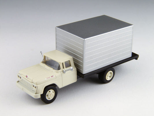 1960 Ford Box Truck - Corinthian White Cab Aluminum Body - 30477 : HO