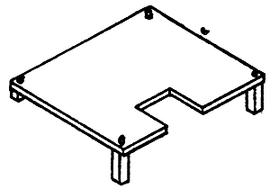 Antenna Mounting Stand Type 1 - AS222 : HO