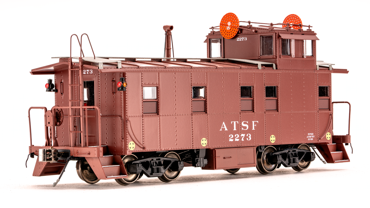 Santa Fe Peaked Roof Caboose 2273 - Wig-Wag- CB00208 : HO