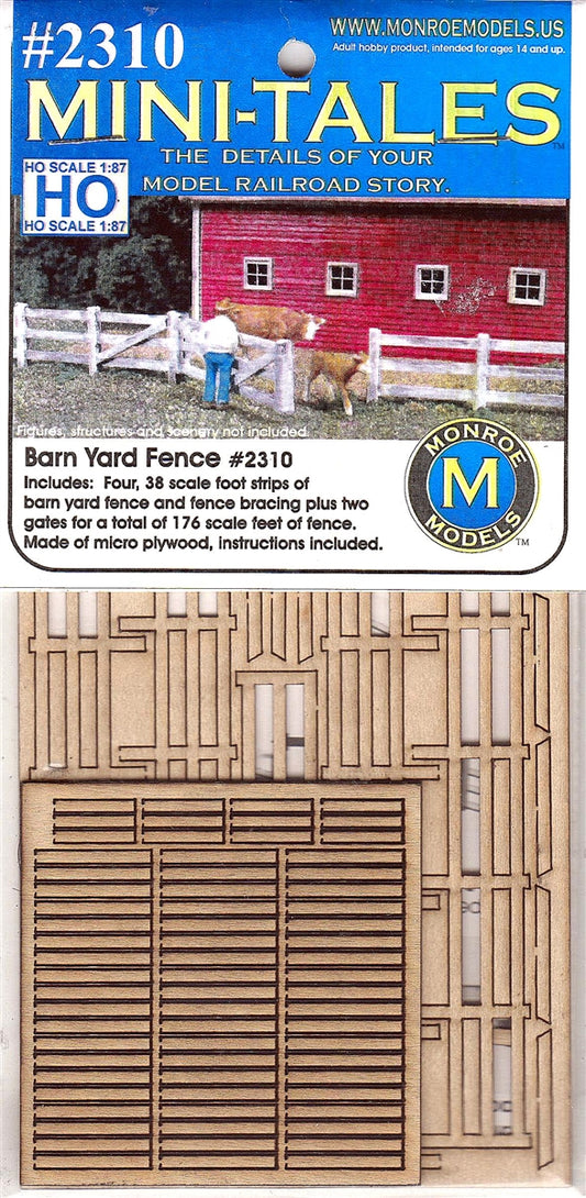 Barnyard Fence - 2310 : HO