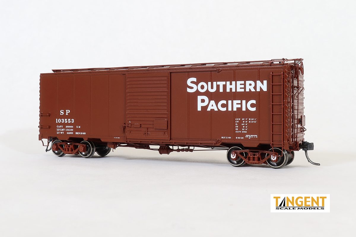 40' Boxcar w/ 7' Door Southern Pacific Brown "Repaint 1960+ Pullman Standard #103207 - 2312301 : HO