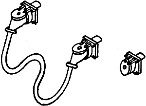 MU Cable w/Double-Ended Receptacle Plus 2 Receptacles - MU236 : HO