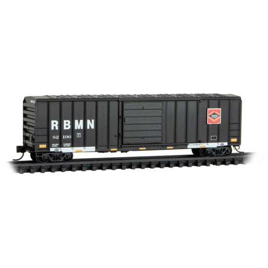 50' Rib-Side Single-Door Boxcar No Roofwalk -Reading, Blue Mountain & Northern #82196 -02500427 : N