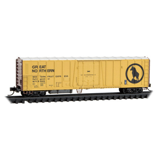 51' Rib side Mechanical Reefer, Great Northern WFCX #8909 - 08100061 : N