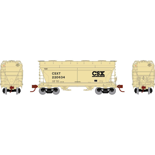 ACF 2970 2-Bay Covered Hopper CSXT 220653 - GN24681 : N