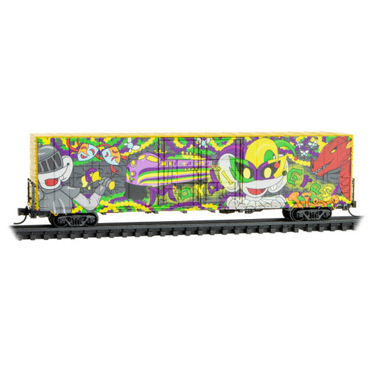 60' Boxcar Mardi Gras Micro-Mouse Car - 10200310 : N