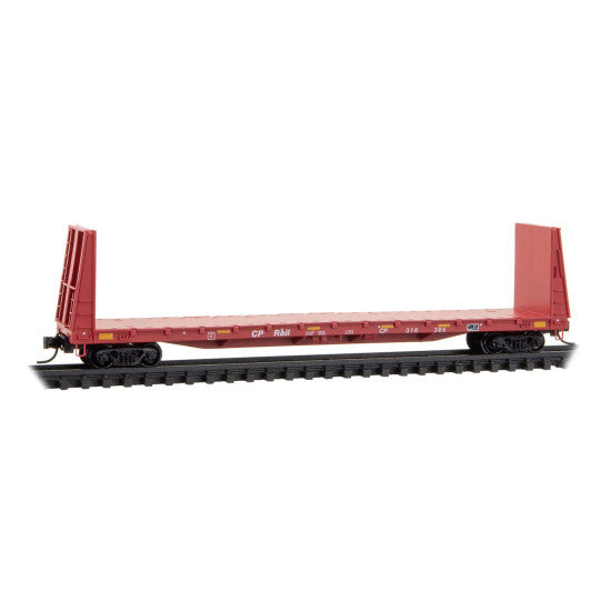 61' Bulkhead Flatcar Canandian Pacific Rd# 316385 - 05400450 : N