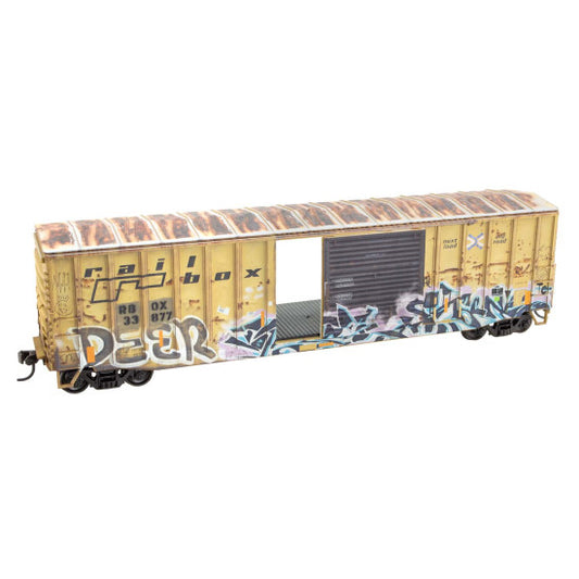 50' Boxcar Kit Railbox Rd# 33877 Weathered - 5600004 : HO