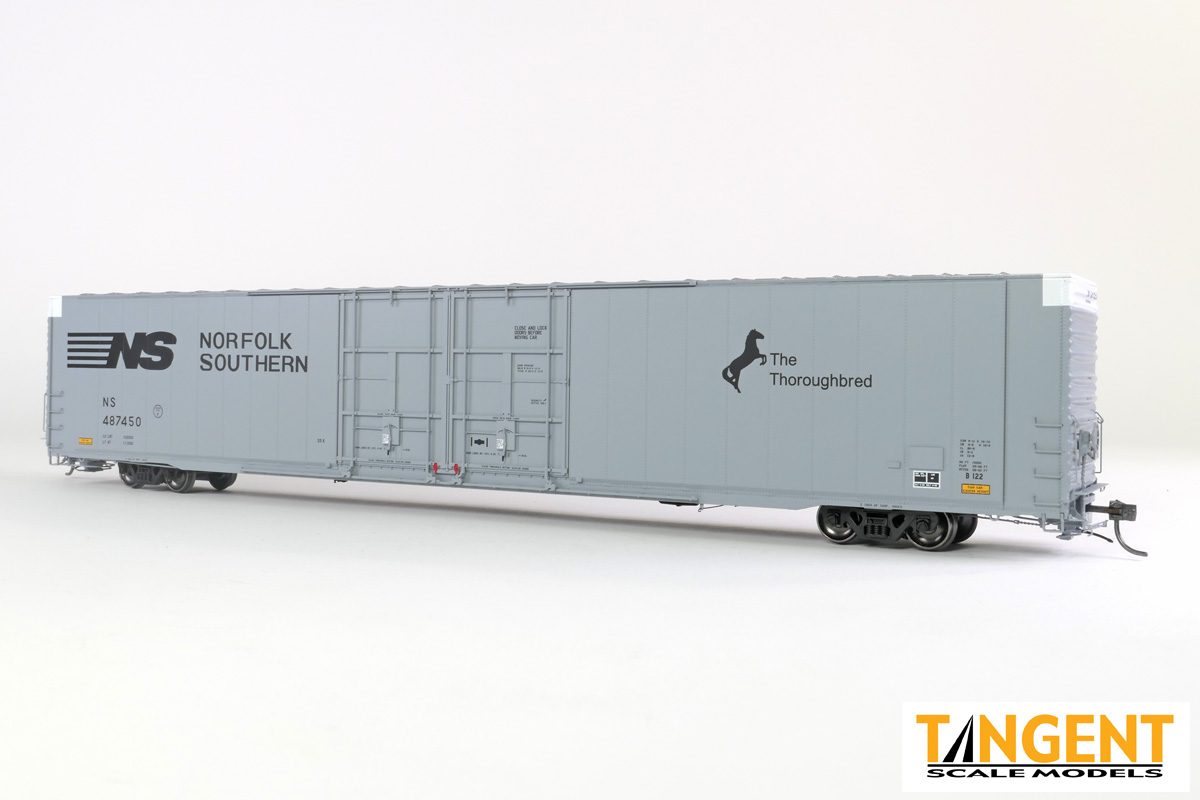 Norfolk Southern (NS) “The Thoroughbred B122 1995” Greenville 86′ Double Plug Door Box Car #487459 - 2506204 : HO