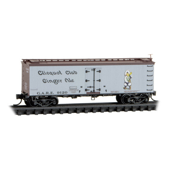 36' Wood Sheathed Ice Reefer Clicquot Club Ginger Ale Rd# 9120 - 05800610 : N