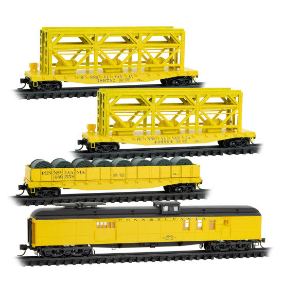 Pennsylvania Railroad MOW 4-Pack - 98302277 : N